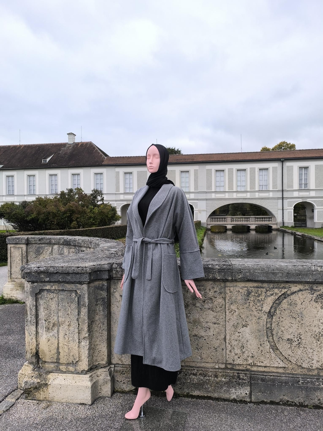 Oversize-Mantel Nebel