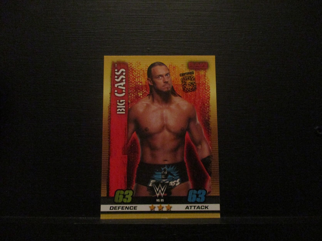 Big Cass - Raw Slam Attax 10th Edition Original Trading Card #85