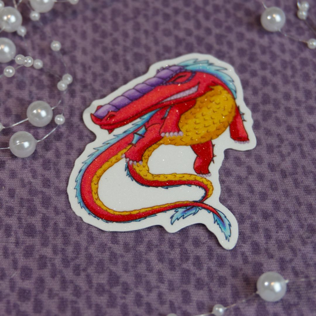 Frosted Sticker Leviamon