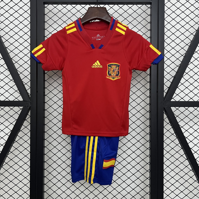 Conjunto camiseta RETRO + pantalón NIÑOS 1ª España - 2010