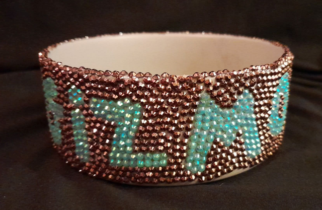 Gizmo GIZMO GREMLIN FILM Theme CUSTOM PET NAME Decorated &amp; Designed White Pet Bowl PRE-ORDER