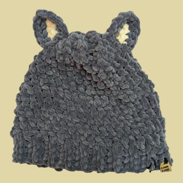 Bonnet bébé ourson 