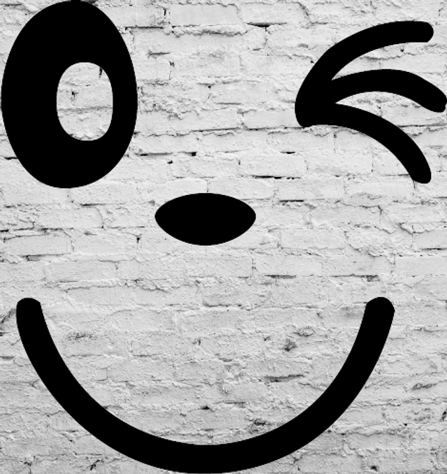 sticker clein d&#039;oeil