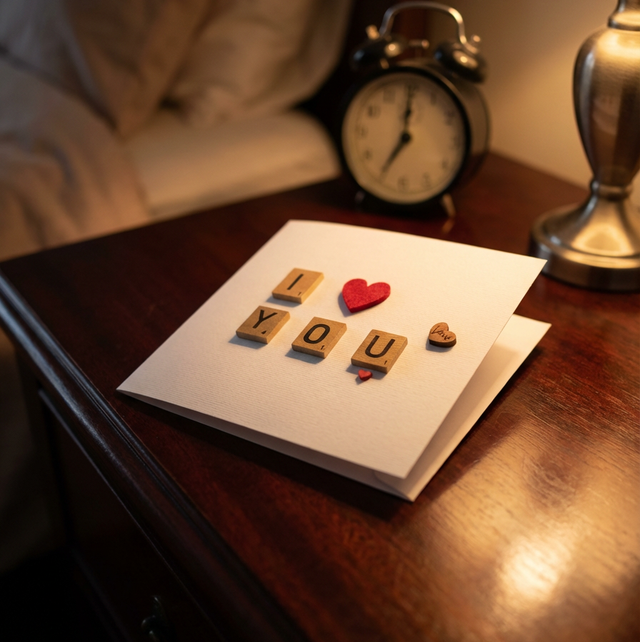 I Love You - Handmade Card