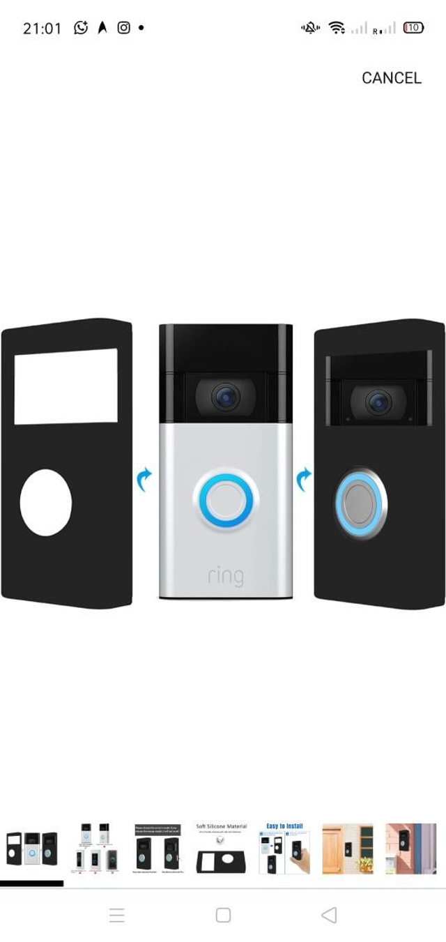 Silicon cover for Ring Video Doorbell 2