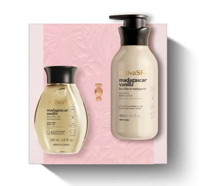 COFFRET NATIVA SPA BAUNILHA DE MADAGASCAR o Boticário 