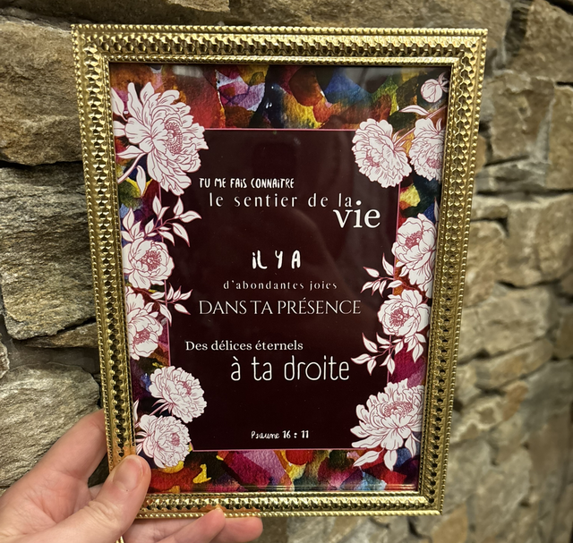 Affiche Abondance de joie