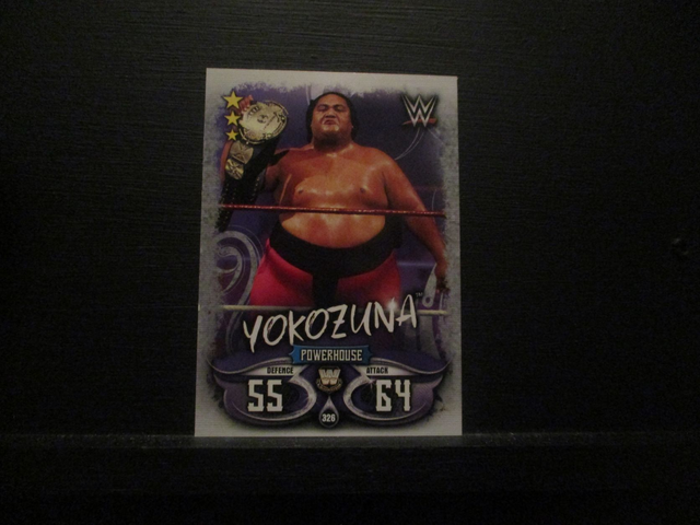 Yokozuna - W Legends Slam Attax Live Original Trading Card #326