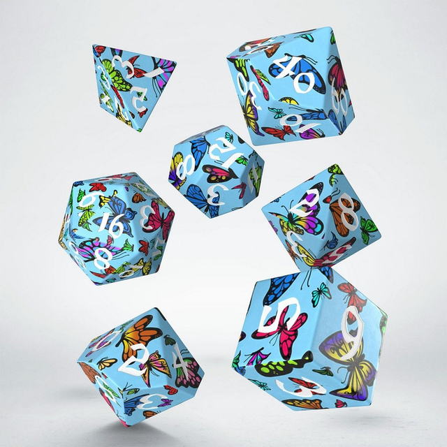 Full Art Dice Set: Butterfly