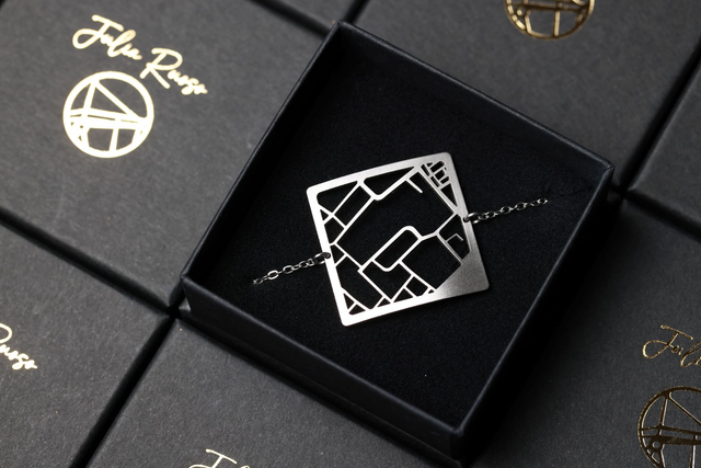 Strasbourg - Cathédrale | Bracelet Géométrique | Inox | Dédale