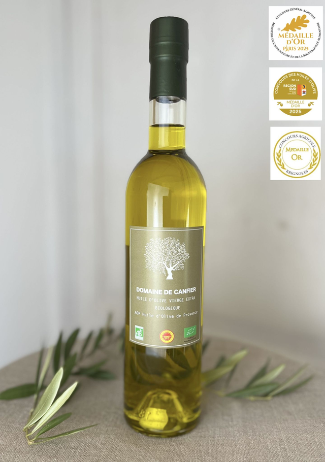 Huile bio Fruité Vert AOP Provence