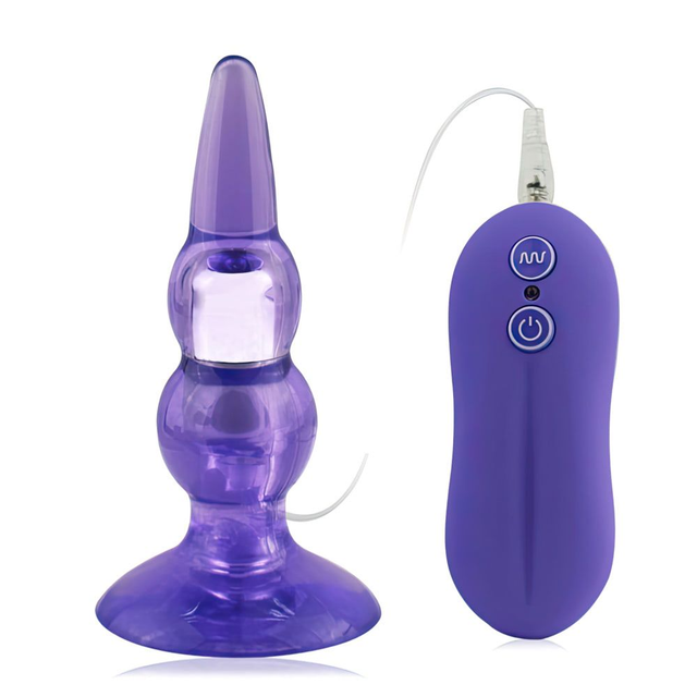 Plug Anal Bulbs Probe Vibro Controle com Fio