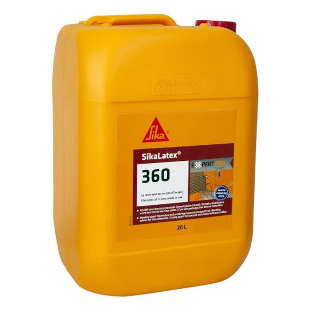 PROMO SIKA SikaLatex 360 Résine d'accrochage / Additif pour mortiers et bétons 5L