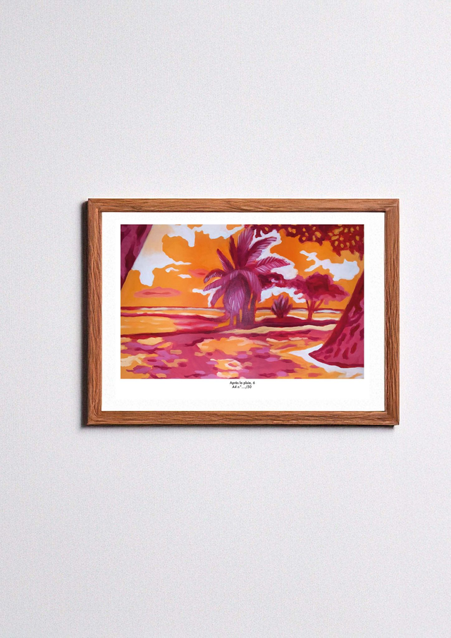 Reproduction imprimée Après la pluie n°6