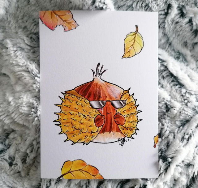 Carte postale Châtaigne