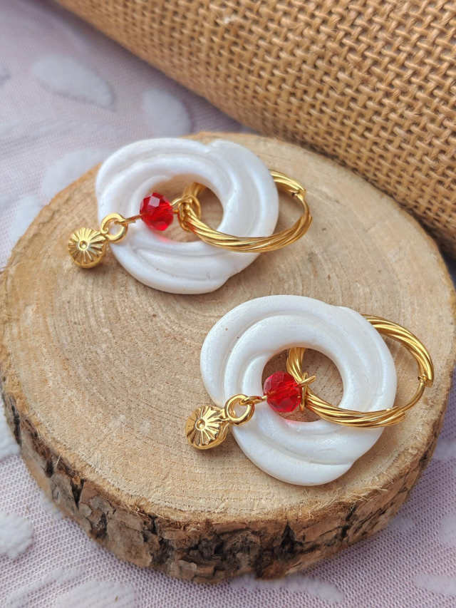 Duo Aureline blanc rouge