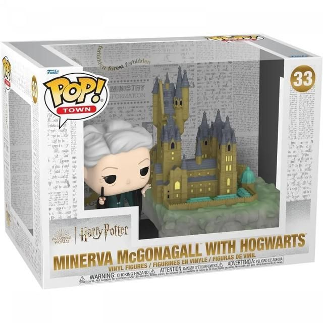 Funko Pop Town! Movies: Harry Potter Chamber Of Secrets 20Th - Minerva W/ Hogwarts