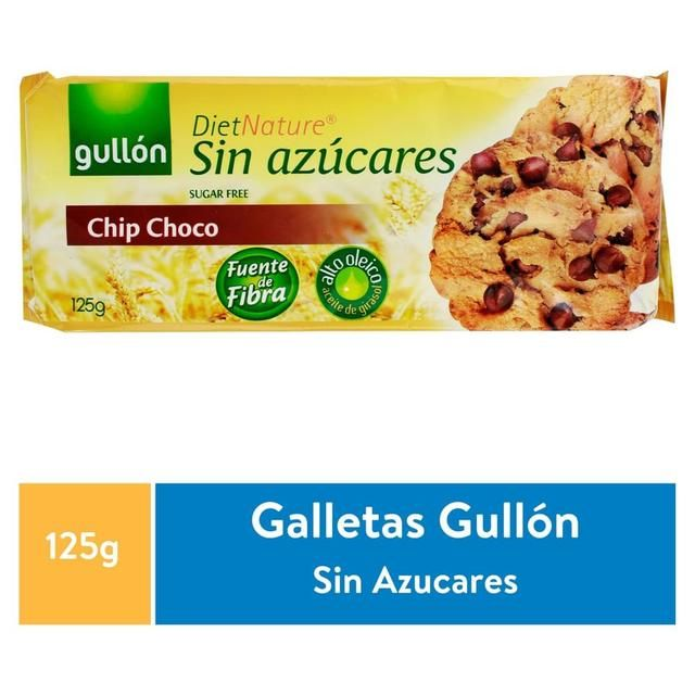 Gullon Gullón Diet Nature Chip Choco Sin Azúcares 125g