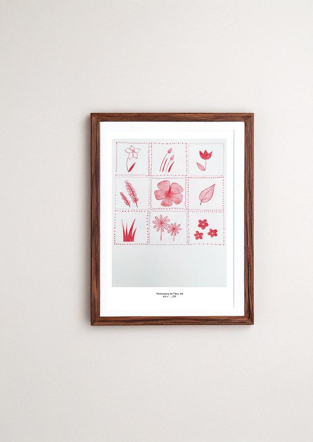 Reproduction imprimée Permanence de l&#039;être : été