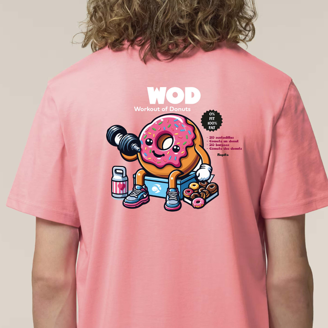 Camiseta donut rosa