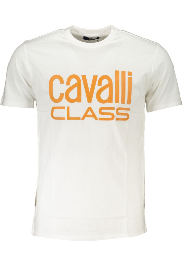 CAVALLI CLASS T-SHIRT MANICHE CORTE UOMO BIANCO