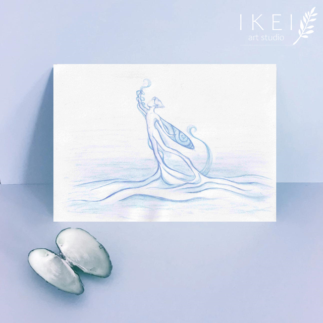 The Lake Fairy&#039;s Dance art print