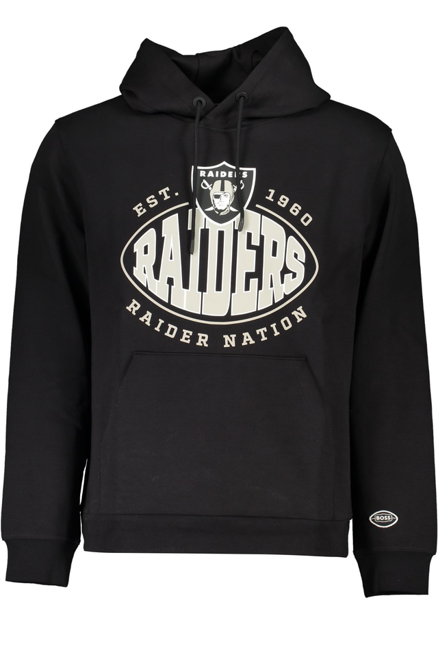 HUGO BOSS FELPA SENZA ZIP UOMO NERO