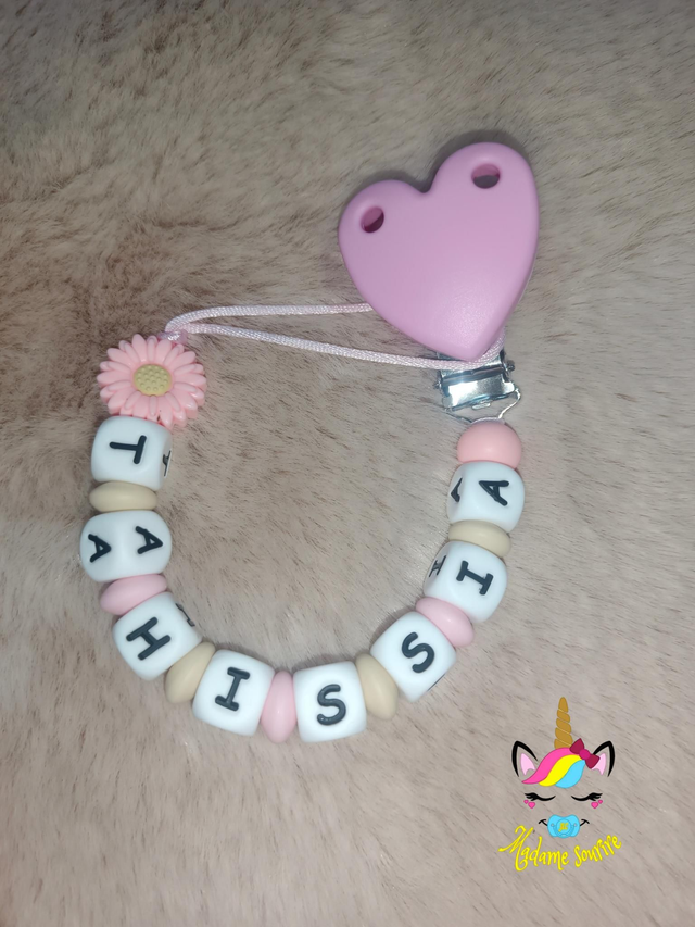 Attache tétine Marguerite