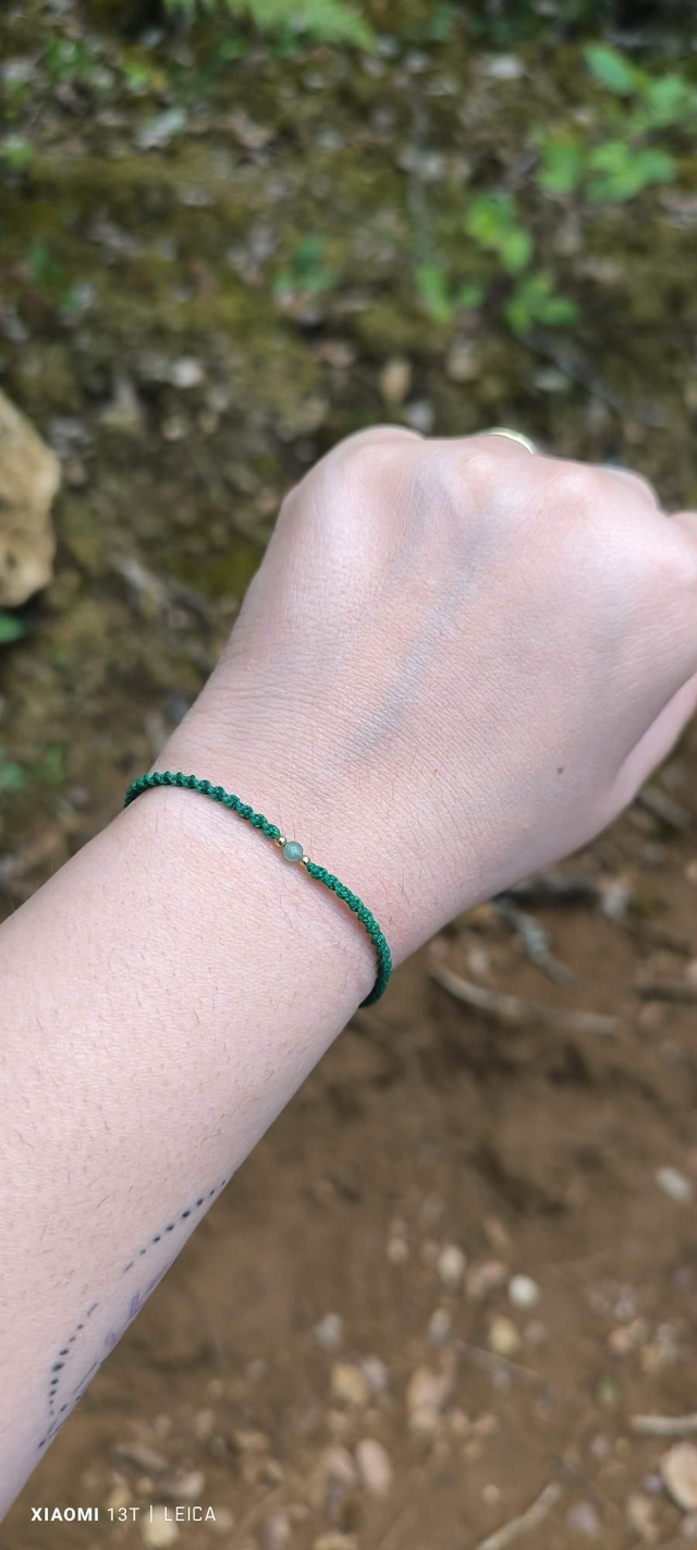 Bracelet avec perle d aventurine