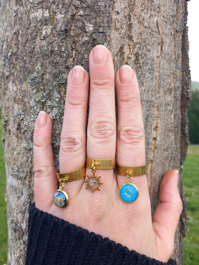 Bague breloques 