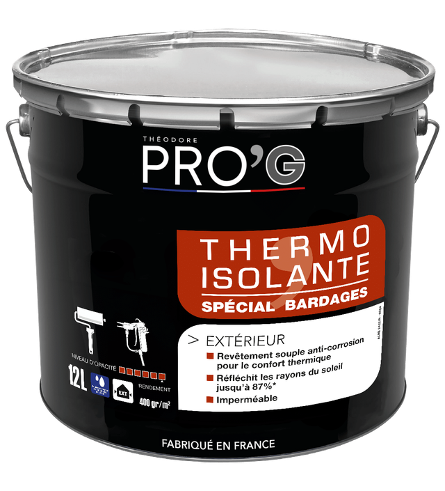 Theodore Pro'G Thermo isolante spécial bardages 12 L