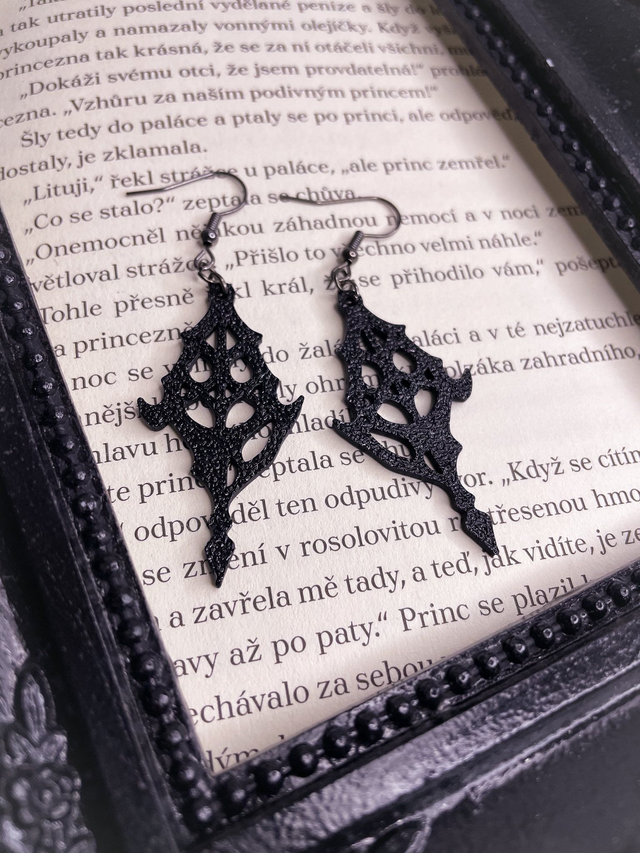 Náušnice Goth ornament