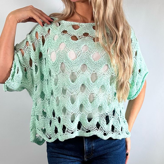 OVERSIZED CHOCHET TOP