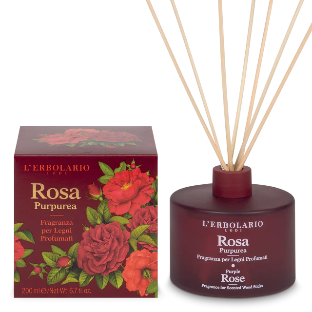 Fragranza per Legni Profumati Rosa Purpurea 200 ml