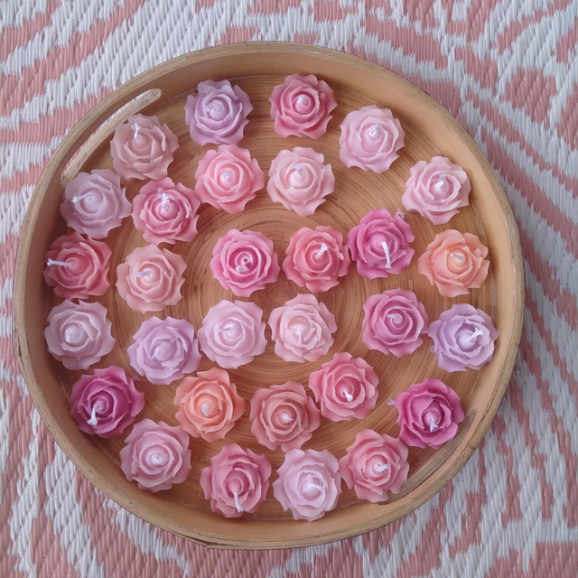 Lot 5 fleurs flottantes