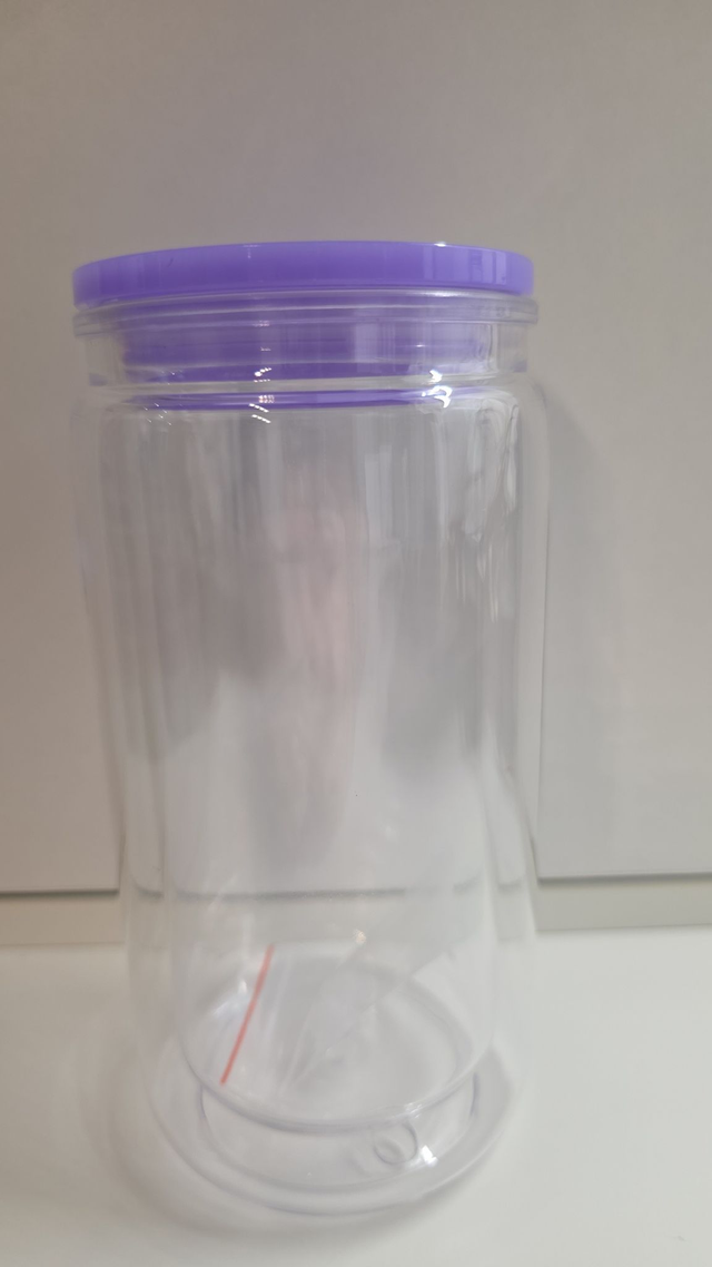 16oz Purple Snowglobe (Please add decal before checking out)