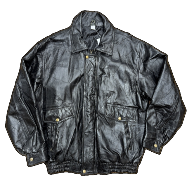 Leather Vintage Jacket - XXL