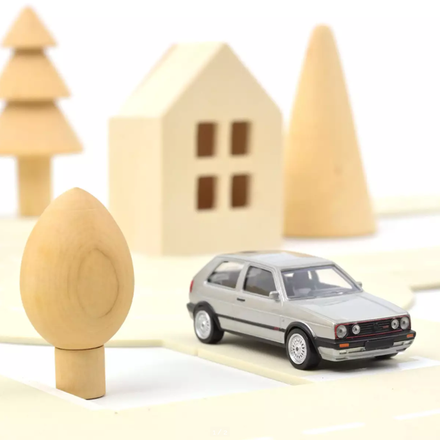 Volkswagen Golf GTI G60 1990 Argent Jet-car norev 840066 1/43