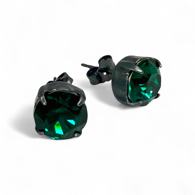 Ohrstecker KLASSIK BIG Emerald, Grün