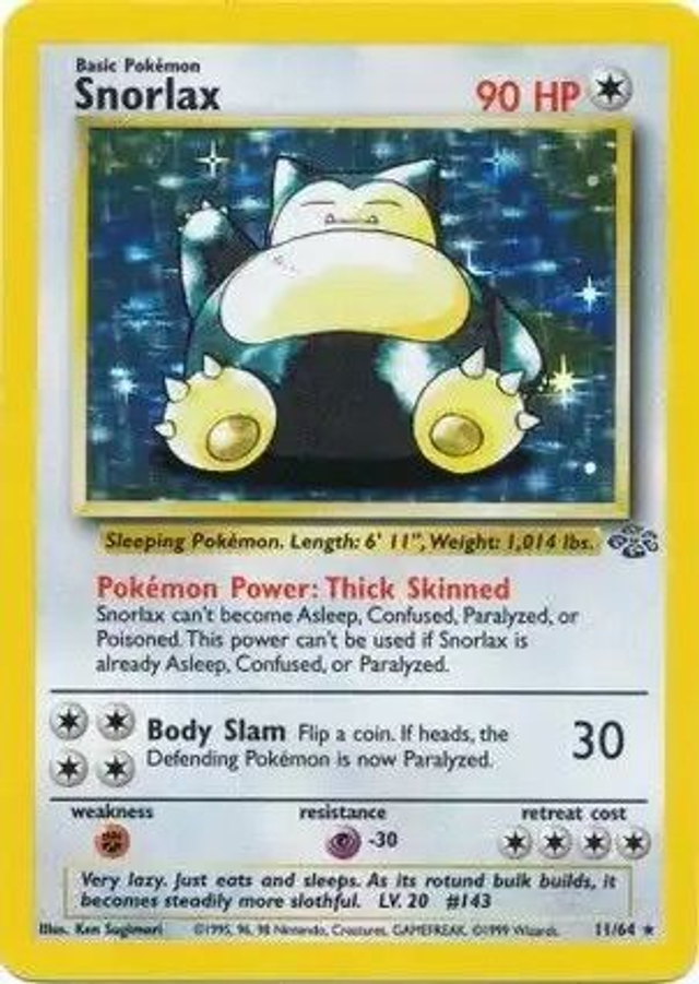 Snorlax - 11/64 (Jungle Unlimited)