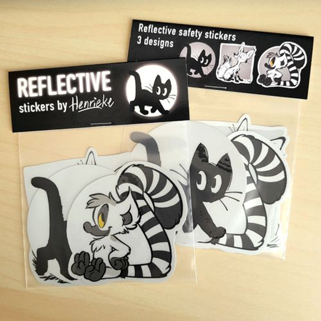 Reflective high-viz sticker pack