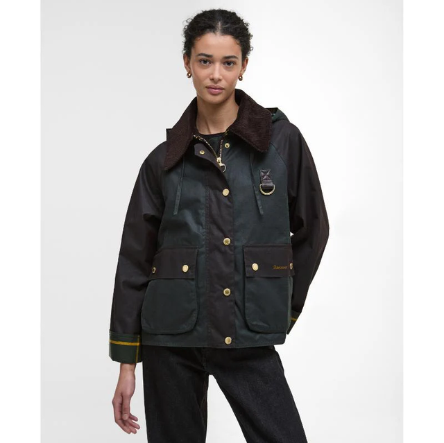Barbour Reighton Wax Ladies Jacket Sage/Rustic/Ancient