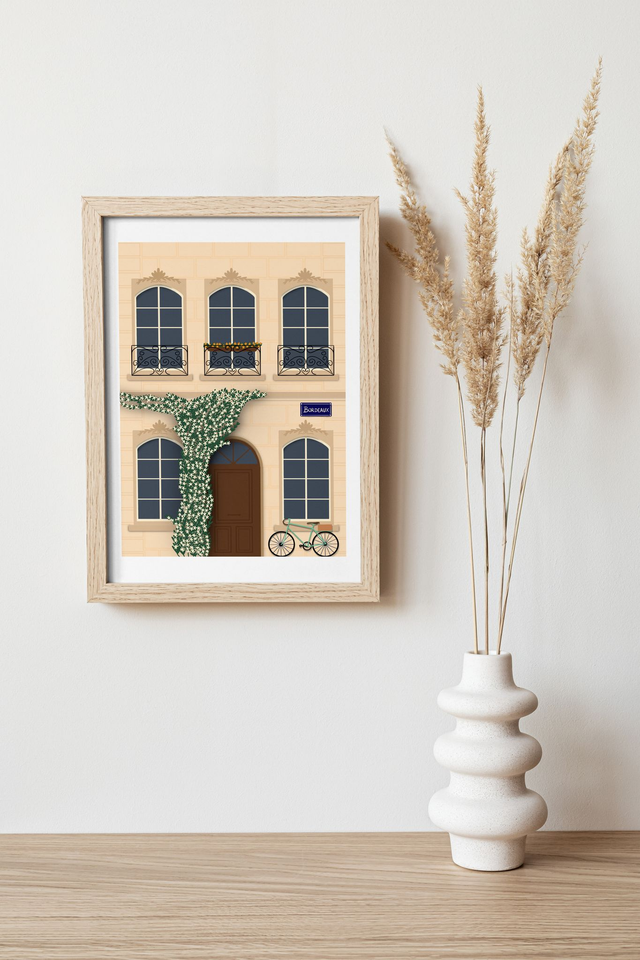 Porte-bonheur - Bordeaux Affiche