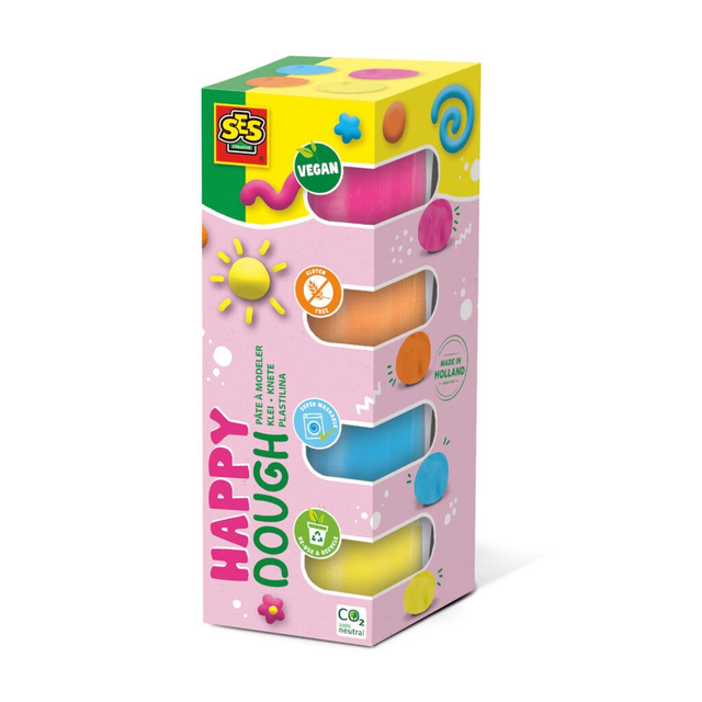 SES Creative Feel Good Klei Happy (4x90gr)