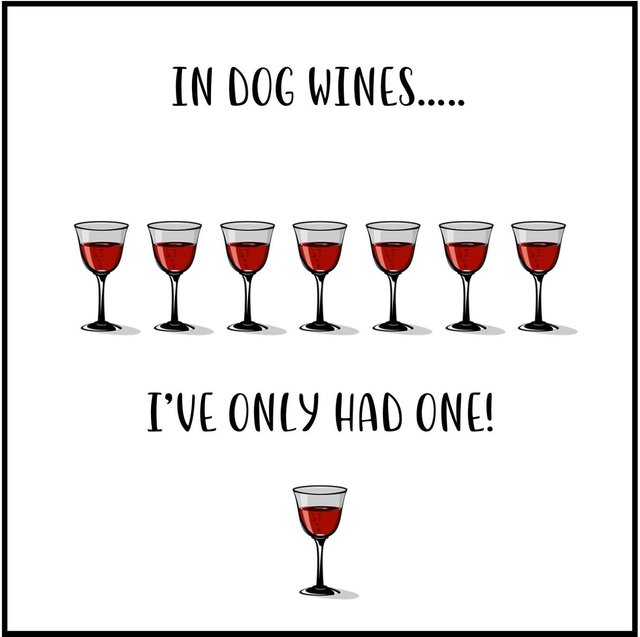 103 - GIGGLE CARD AW - DOG WINES