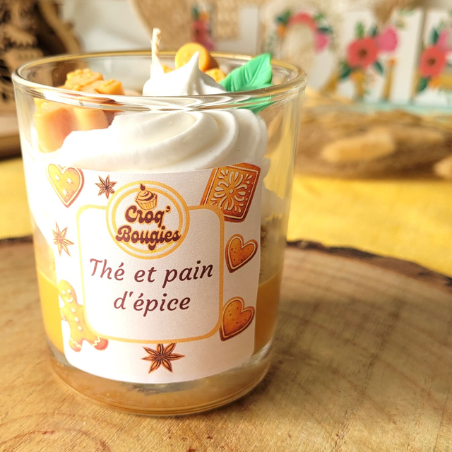 Bougie 140g - THE et PAIN D'EPICE