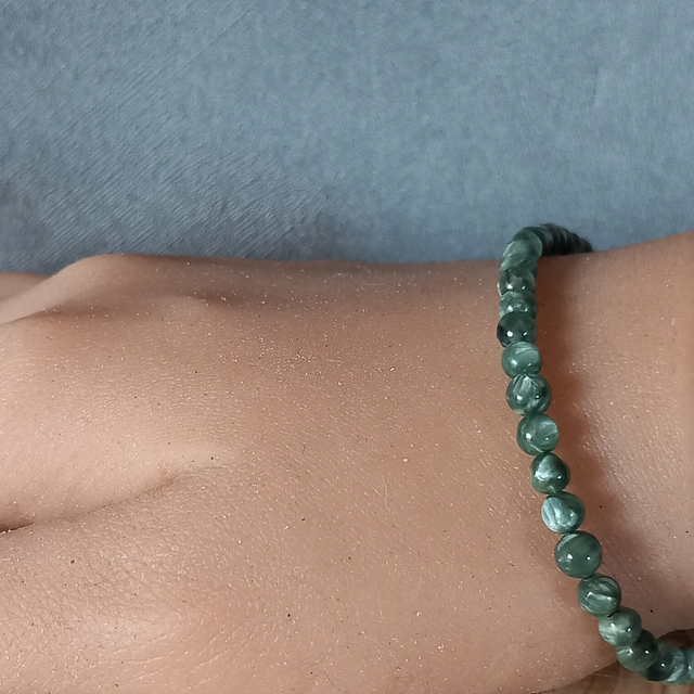 Bracelet ajustable en Séraphinite