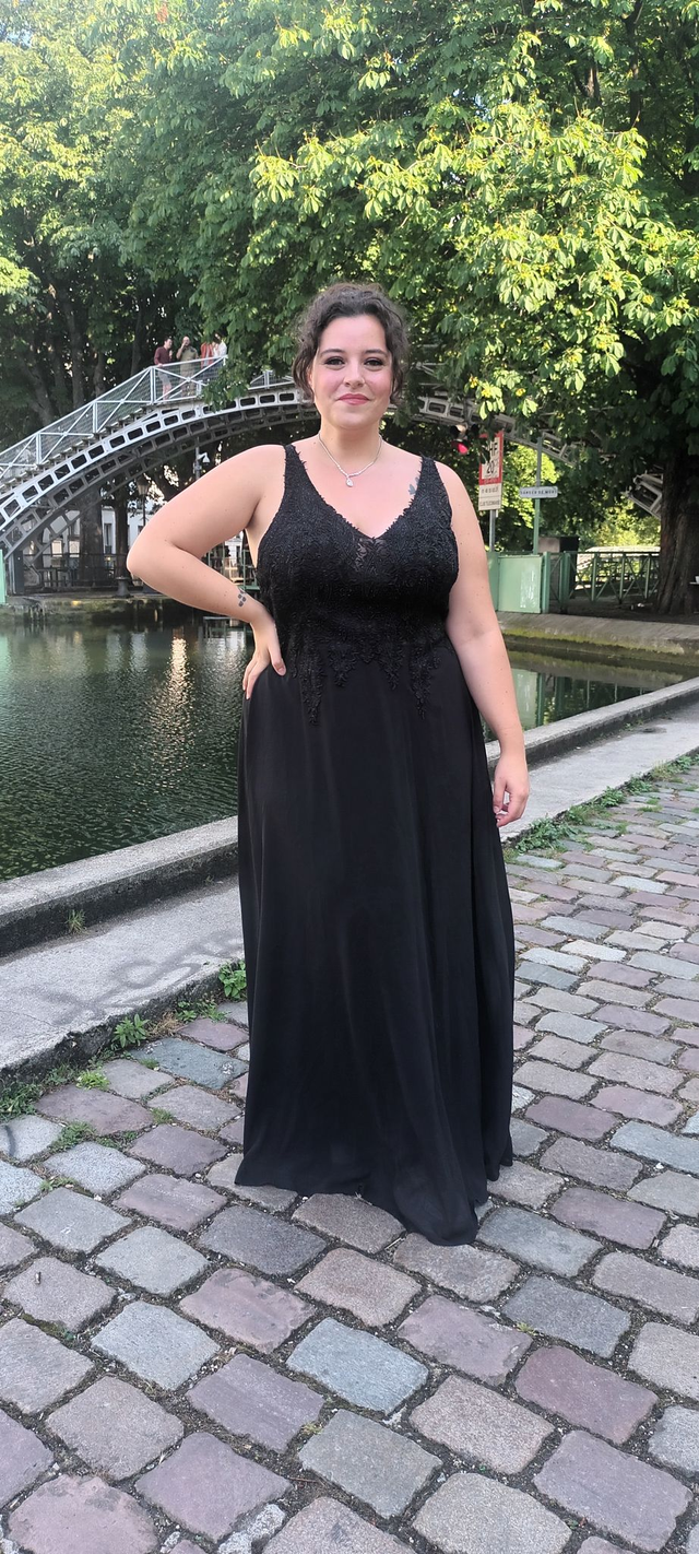 Robe de soirée longue grande taille SEXY couleur ivoire vanille