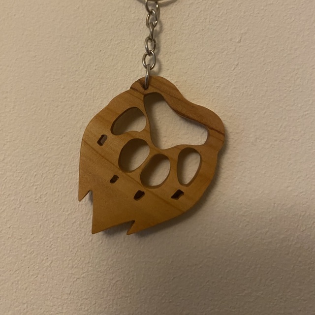 Porte clef patte d’ours 