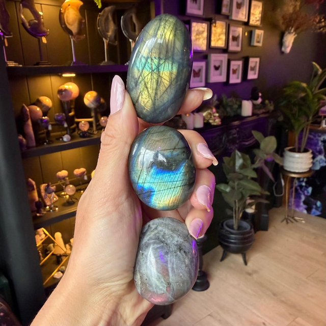Labradorite Palm Stone